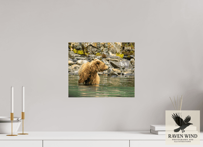 14.4 x 12″, ChromaLuxe HD Metal Print - ready to hang Watchful Momma Nature Photography Print