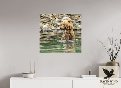 30 x 28″, Photo Print Under Acrylic Glass - ready to hang Missed the Catch - but not the moment! Nature Photography Print