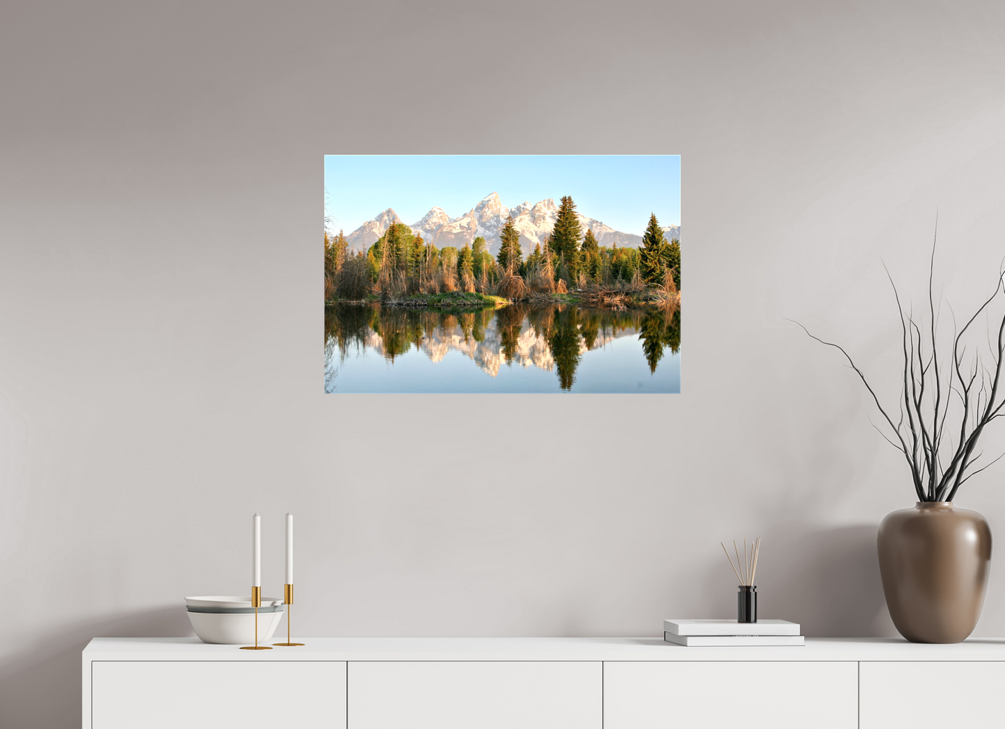 Where the Tetons Wait Nature Photography Print