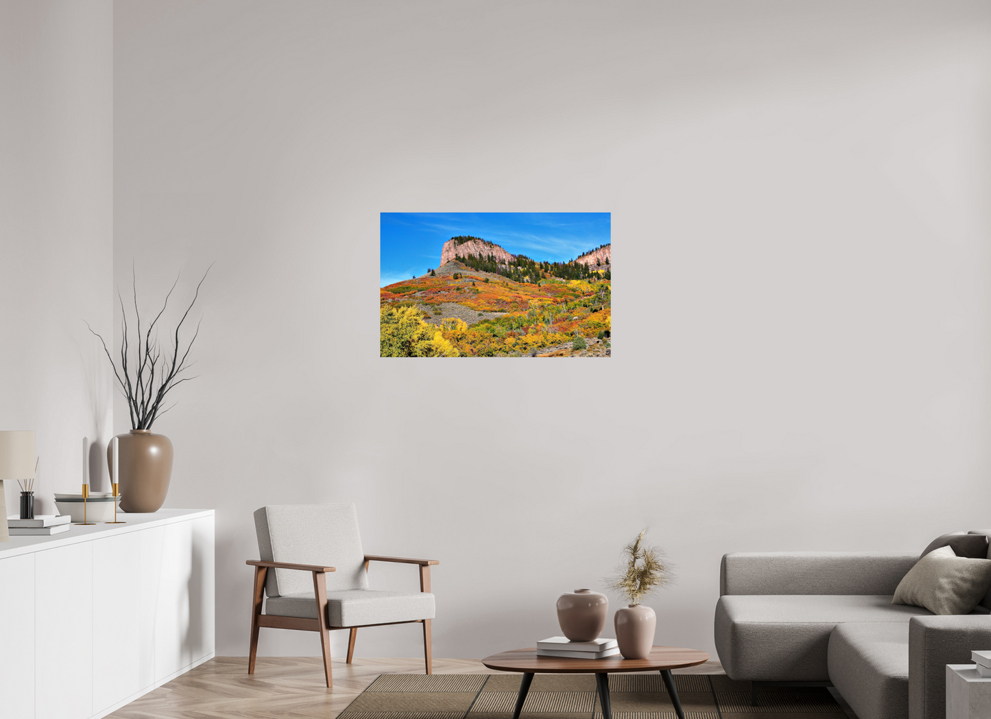 Blue Mesa Point – Autumn’s Boldest Brushstroke Nature Photography Print