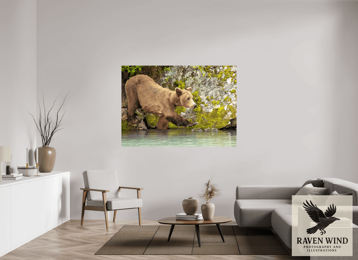 66.7 x 47″, Photo Print On Fuji Crystal DP II - unframed Momma on a Mission Nature Photography Print