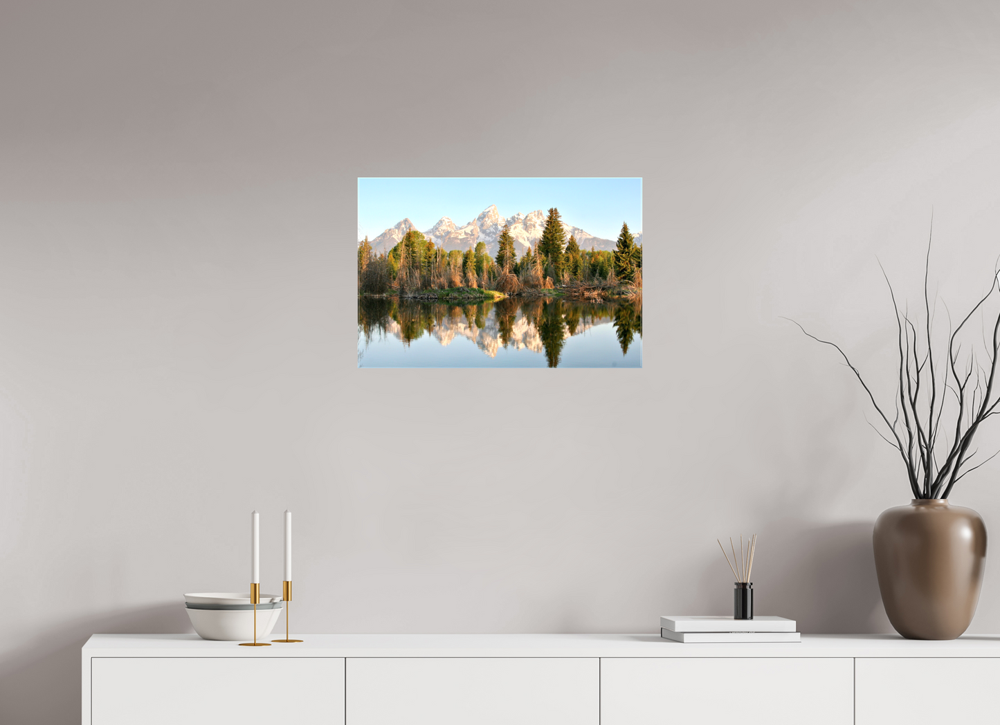 Where the Tetons Wait Nature Photography Print
