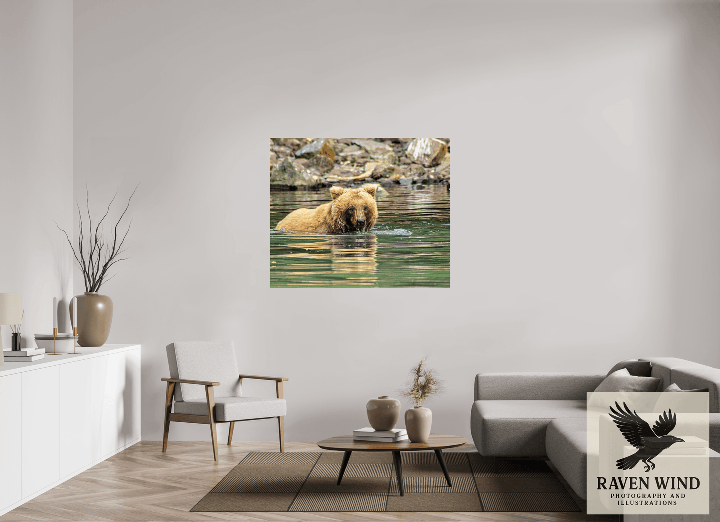 52 x 43″, Photo Print Under Acrylic Glass - ready to hang Fishing the Deep End Nature Photography Print