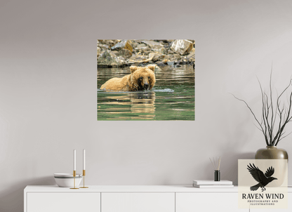 29 x 24″, Photo Print Under Acrylic Glass - ready to hang Fishing the Deep End Nature Photography Print