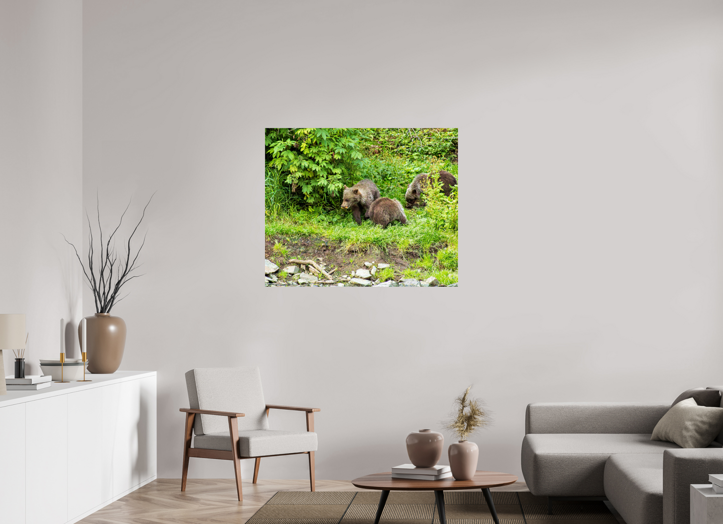 Brown Bear Triplets