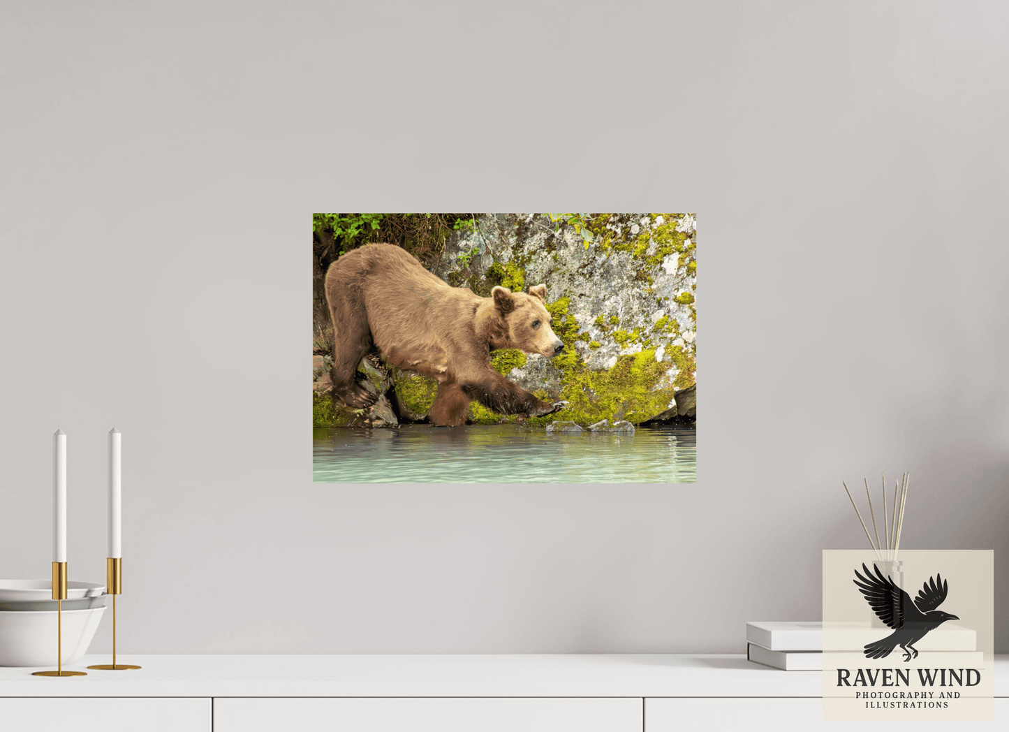 17 x 12″, Fine Art Print on Photo Rag Baryta - unframed (email for frame options) Momma on a Mission Nature Photography Print