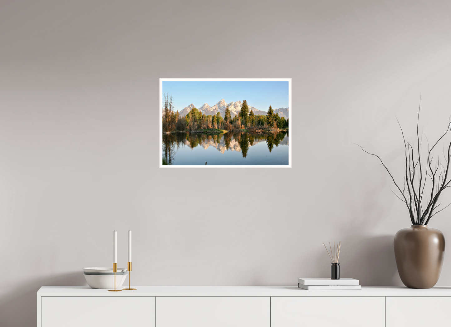 Where the Tetons Wait Nature Photography Print