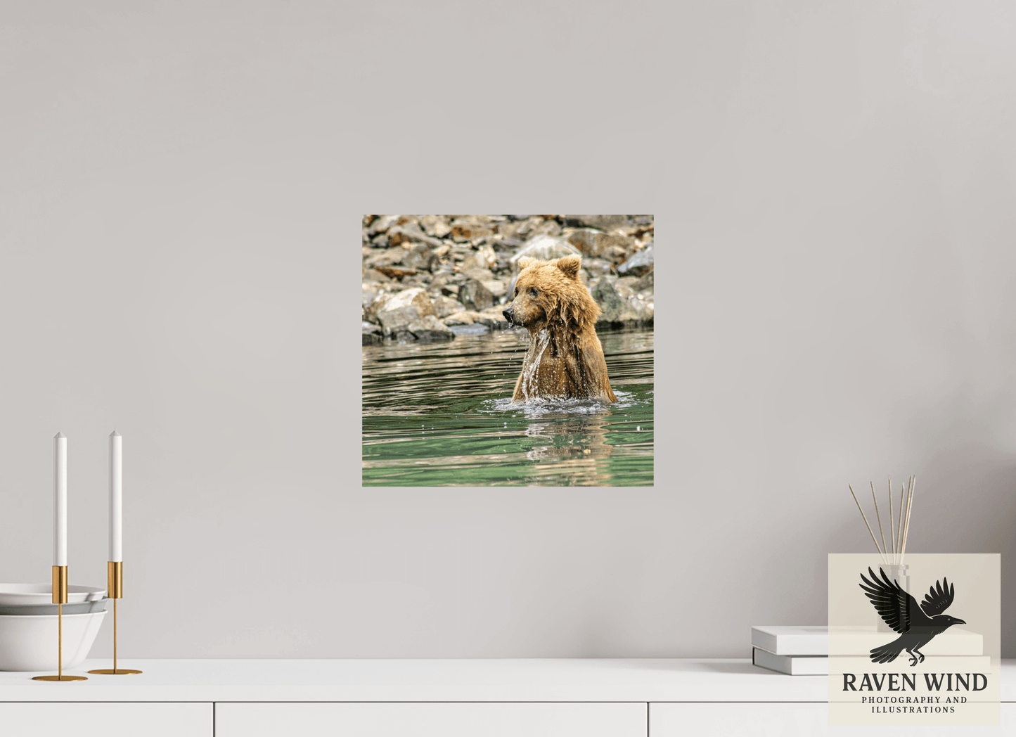 12.9 x 12″, Photo Print On Fuji Crystal DP II - unframed Missed the Catch - but not the moment! Nature Photography Print