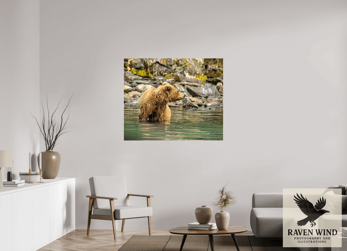47 x 39″, Photo Print On Fuji Crystal DP II - unframed Watchful Momma Nature Photography Print