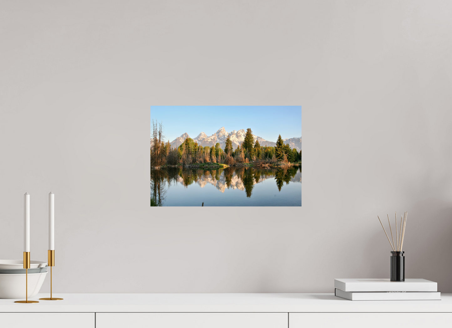 Where the Tetons Wait Nature Photography Print