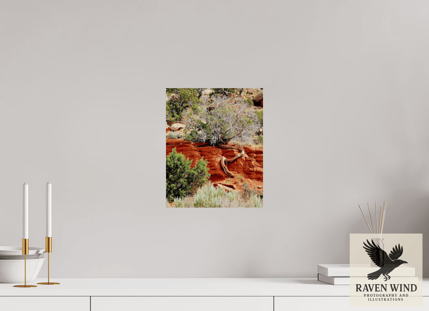 10 x 12.3″, Fine Art Print on Pearl Texture - unframed (email for frame options) Resilient Roots Nature Photography Print