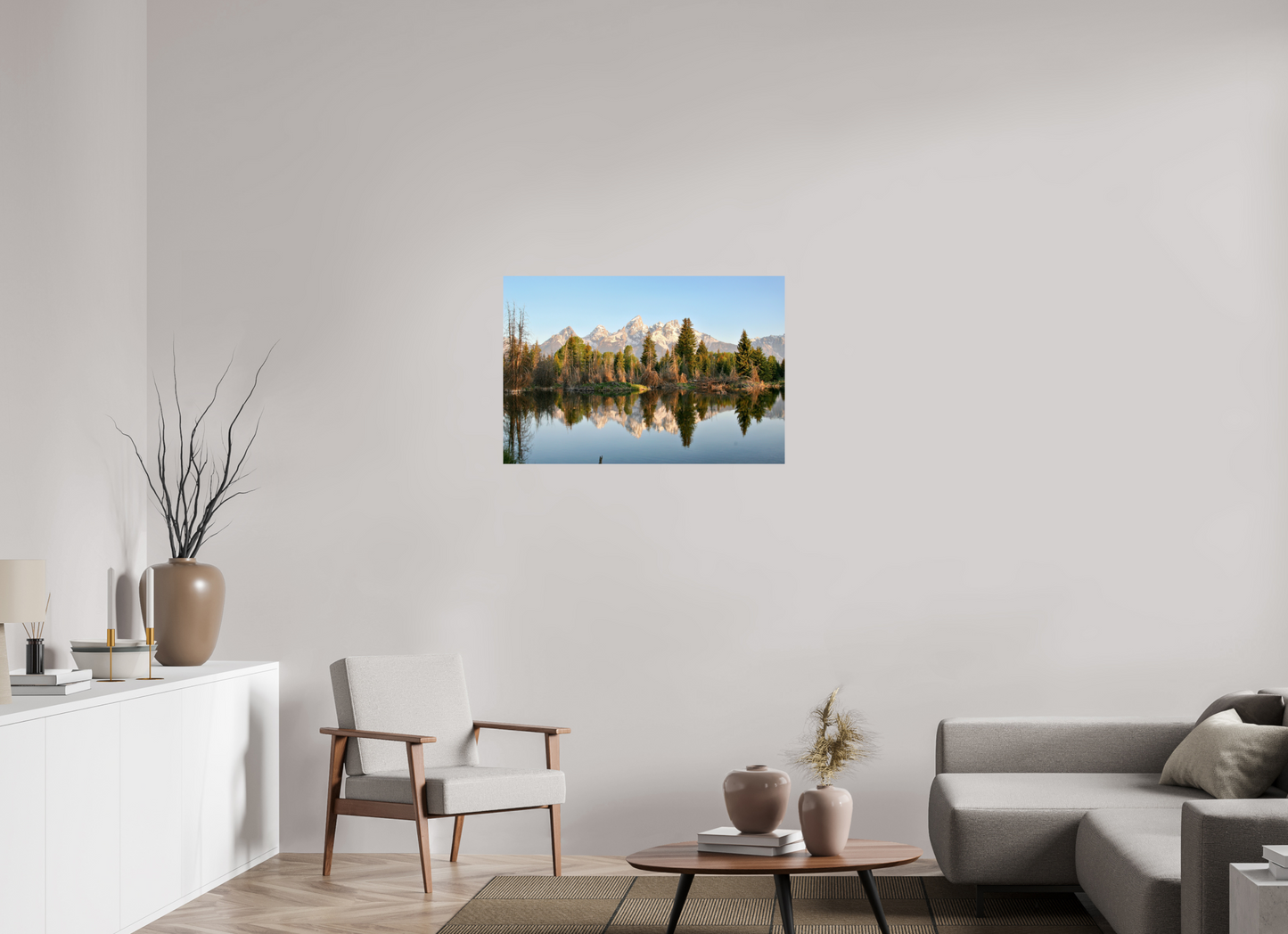 Where the Tetons Wait Nature Photography Print