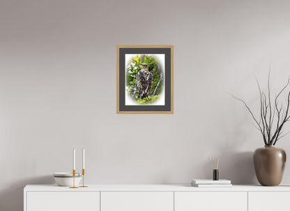 Forest Watch – Young Eagle Among the Pines Nature Photography Print
