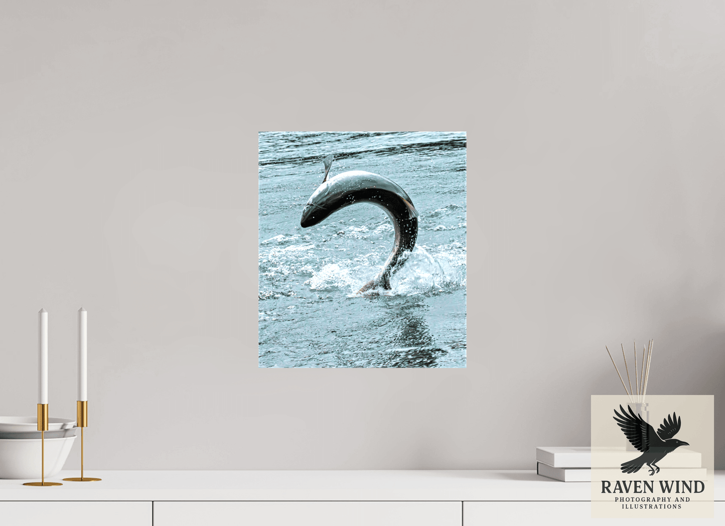 12 x 13.7″, Print on Canvas - ready to hang or set on a shelf Hooked on the Wild Nature Photography Print