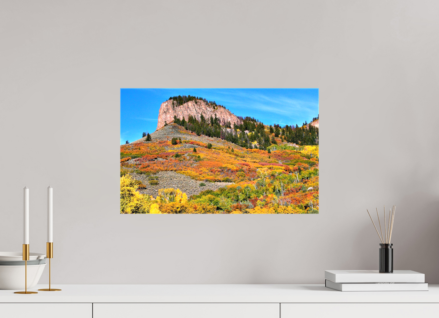 Blue Mesa Point – Autumn’s Boldest Brushstroke Nature Photography Print