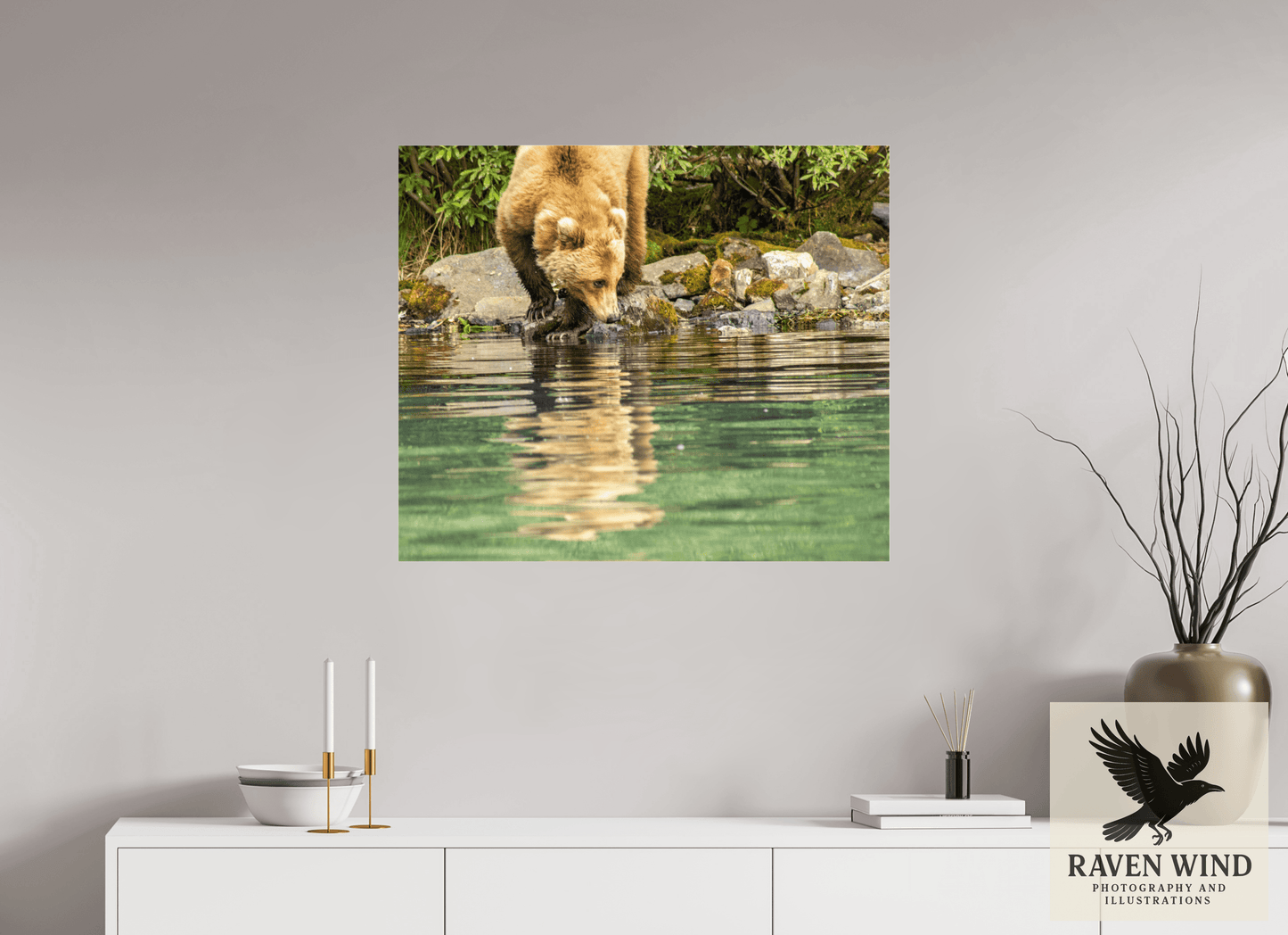 33.1 x 28″, Photo Print Under Acrylic Glass - ready to hang A Closer Look Nature Photography Print