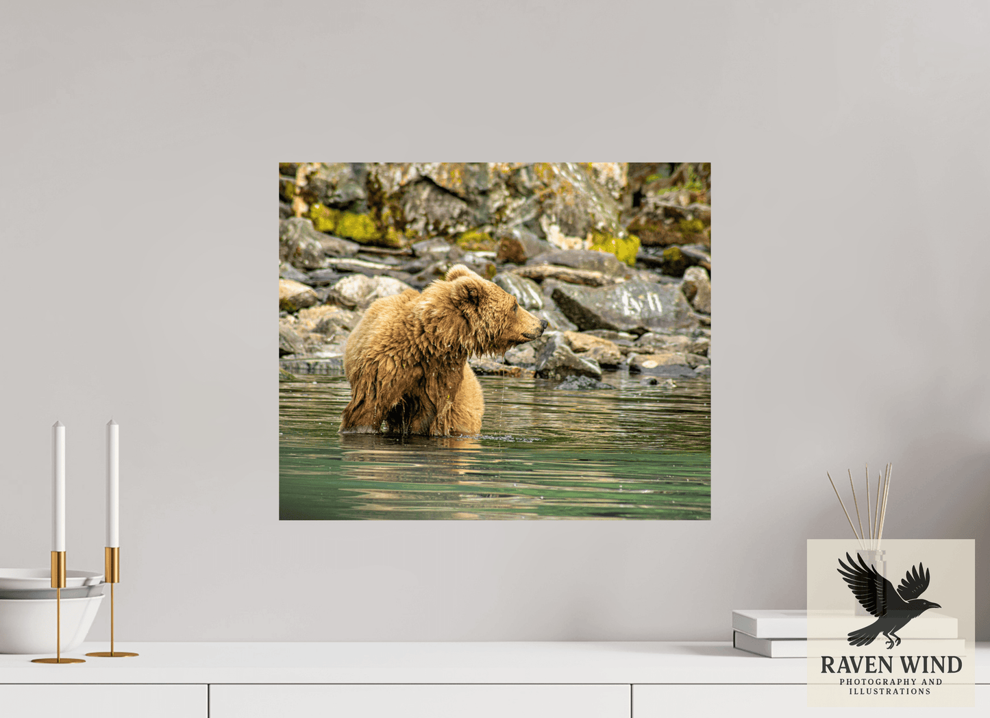 19.3 x 16″, Fine Art Print on Pearl Texture - unframed (email for frame options) Watchful Momma Nature Photography Print