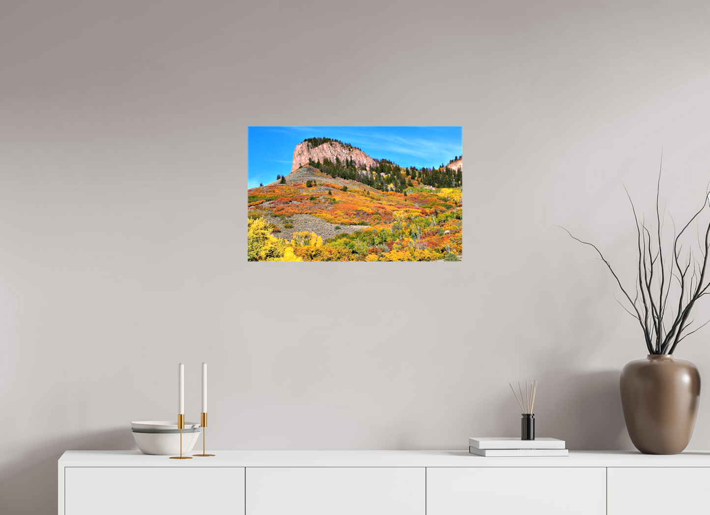 Blue Mesa Point – Autumn’s Boldest Brushstroke Nature Photography Print