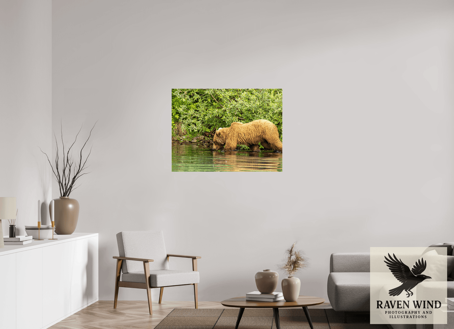 40 x 30″, Photo Print Under Acrylic Glass - ready to hang Fishing Takes Patience Nature Photography Print