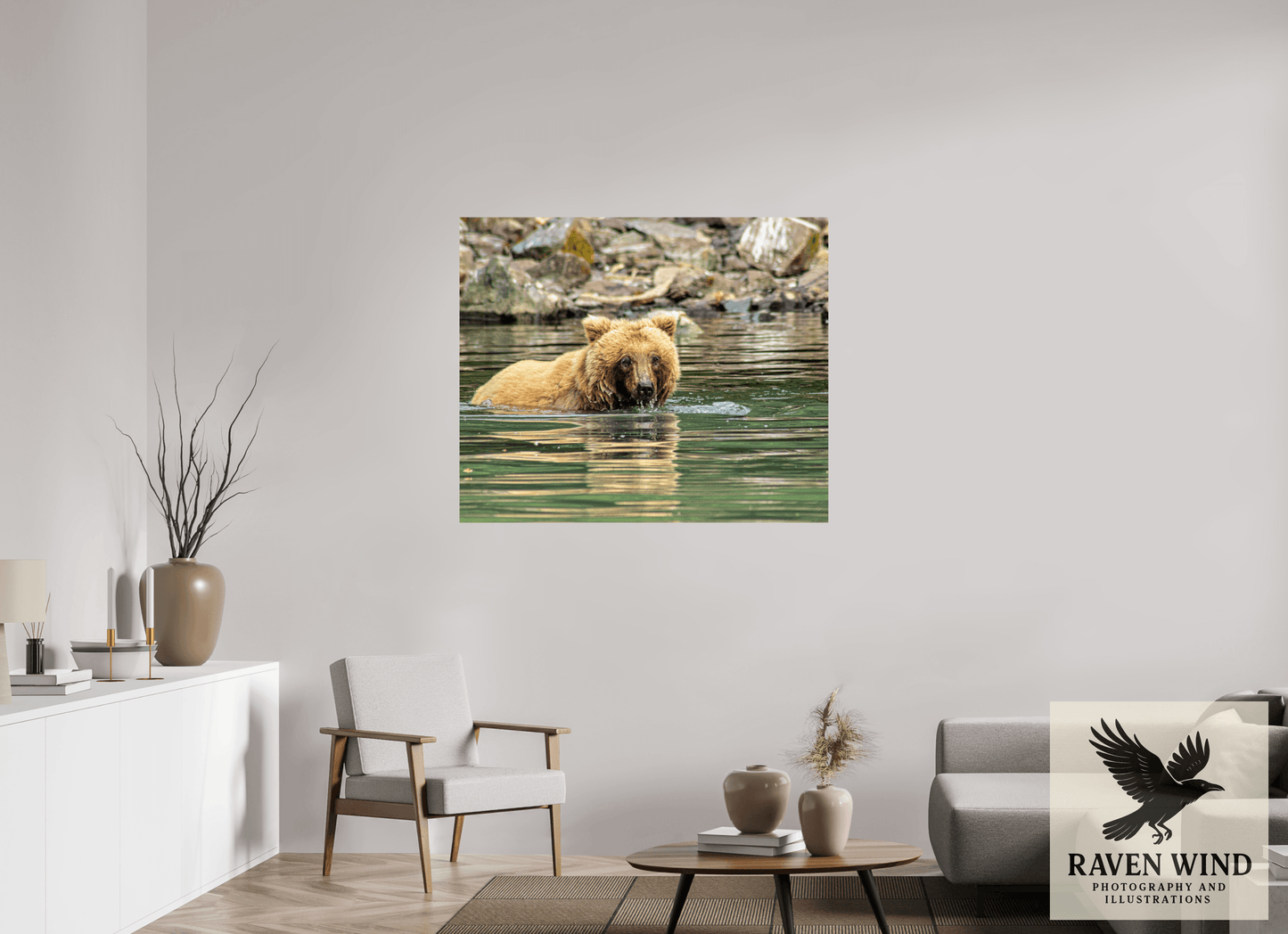 47.1 x 39″, Photo Print On Fuji Crystal DP II - unframed Fishing the Deep End Nature Photography Print