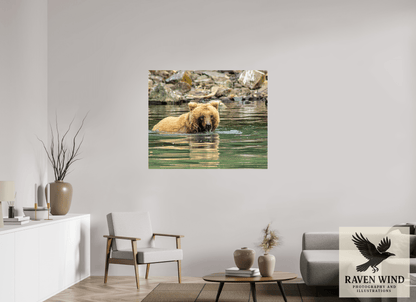 47.1 x 39″, Photo Print On Fuji Crystal DP II - unframed Fishing the Deep End Nature Photography Print