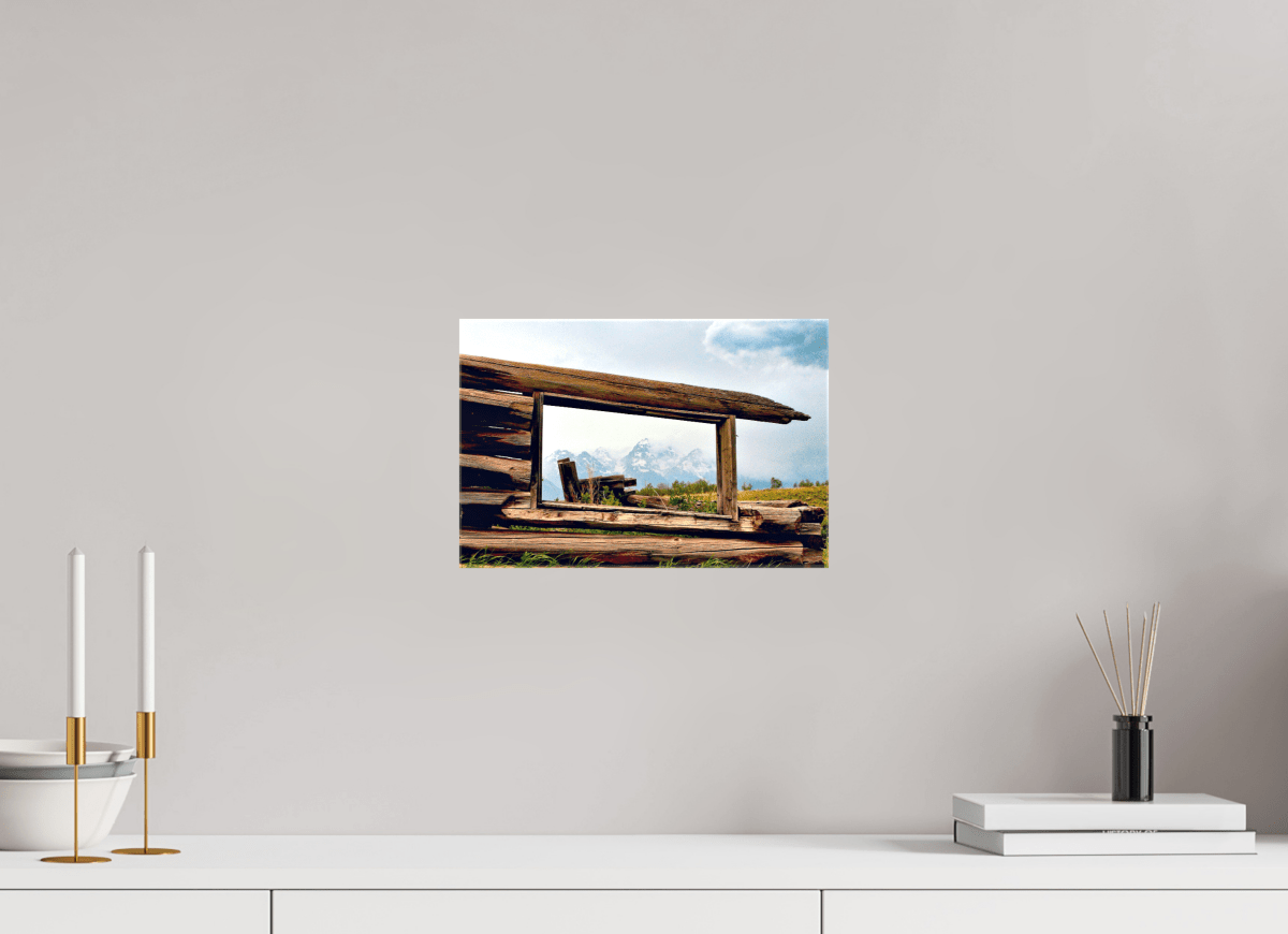 Raven Wind Photography & Illustrations-Cabin with a View Fine Art Nature Print -