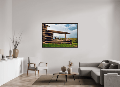 Raven Wind Photography & Illustrations-Cabin with a View Fine Art Nature Print -
