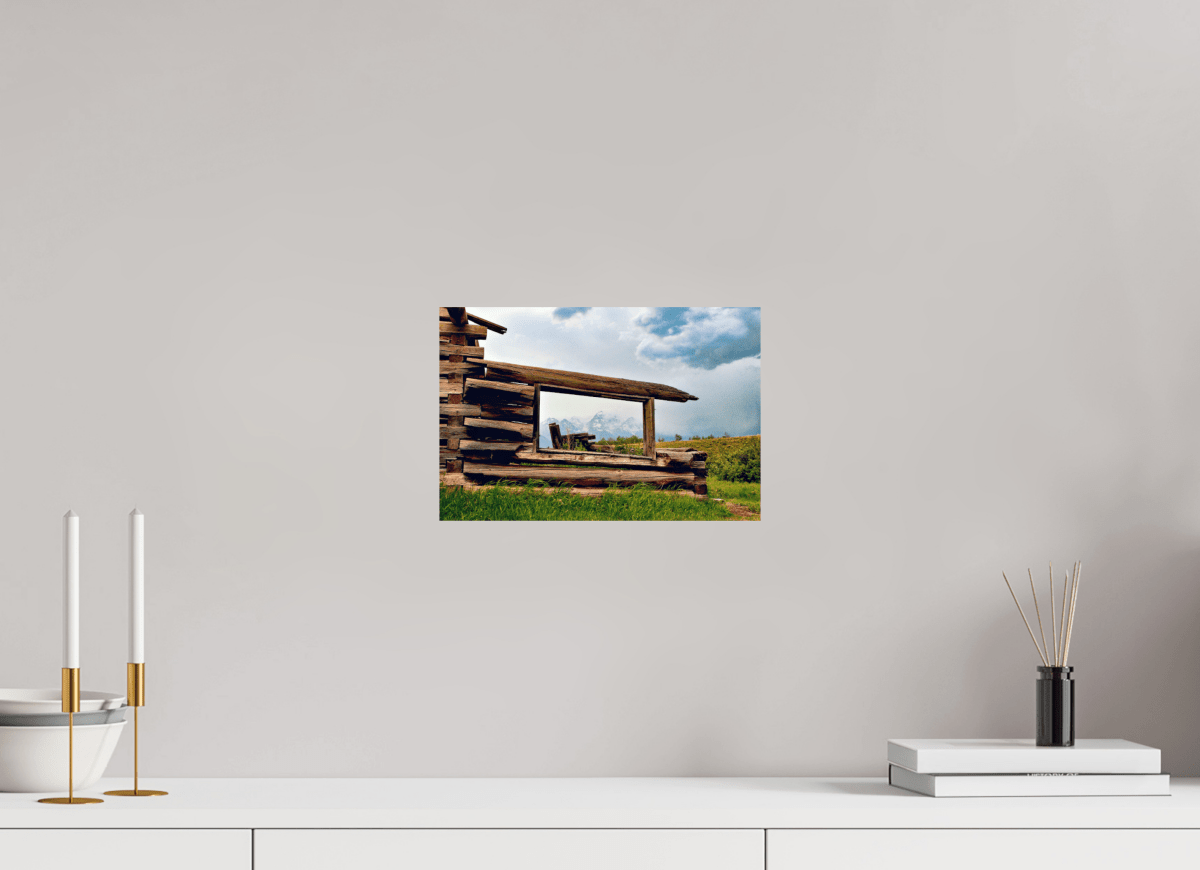 Raven Wind Photography & Illustrations-Cabin with a View Fine Art Nature Print -