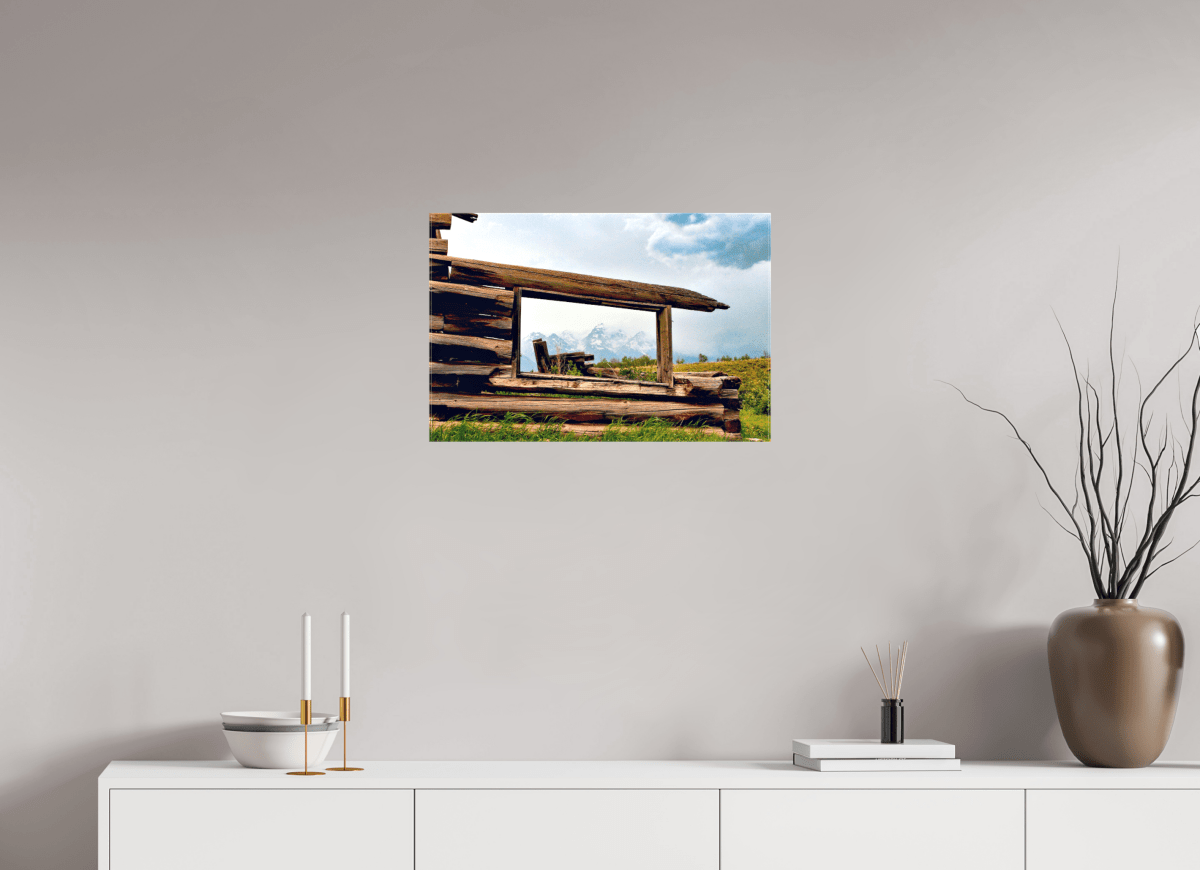 Raven Wind Photography & Illustrations-Cabin with a View Fine Art Nature Print -