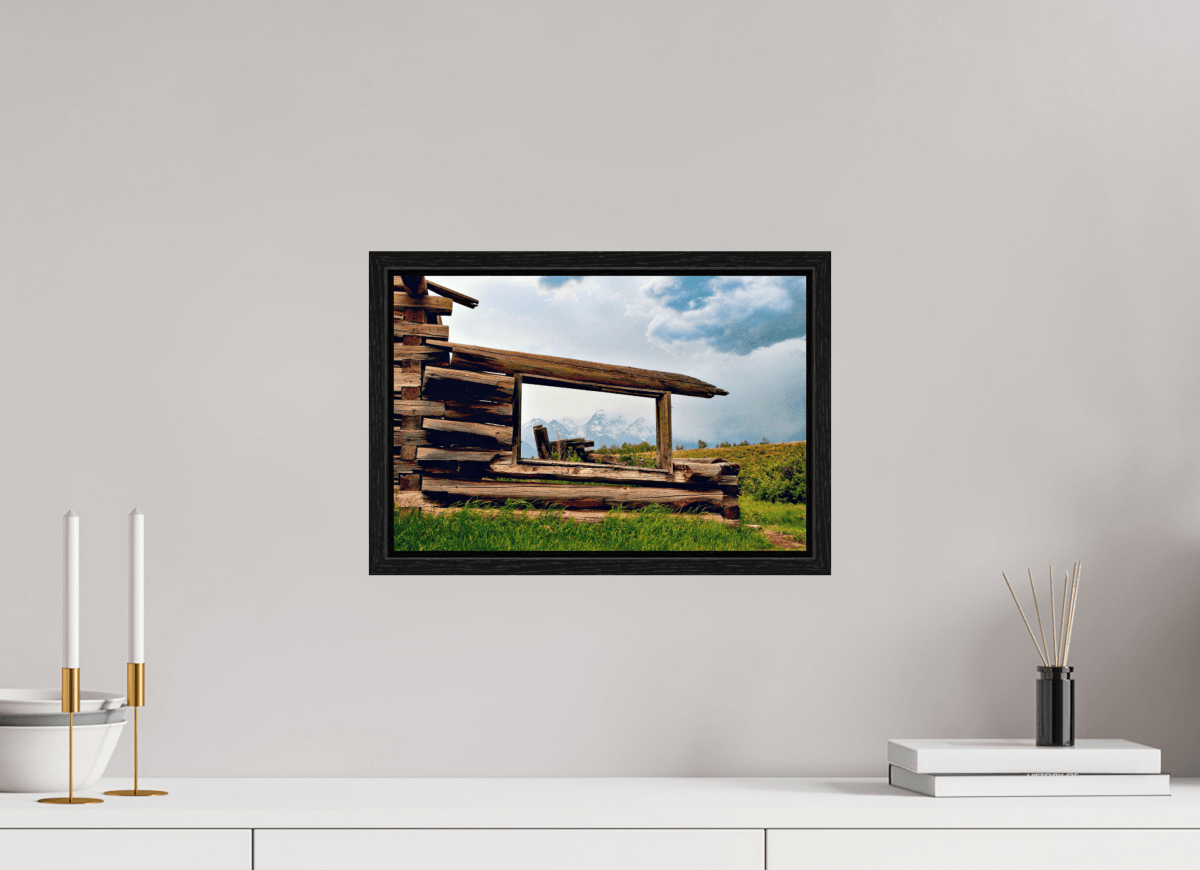 Raven Wind Photography & Illustrations-Cabin with a View Fine Art Nature Print -