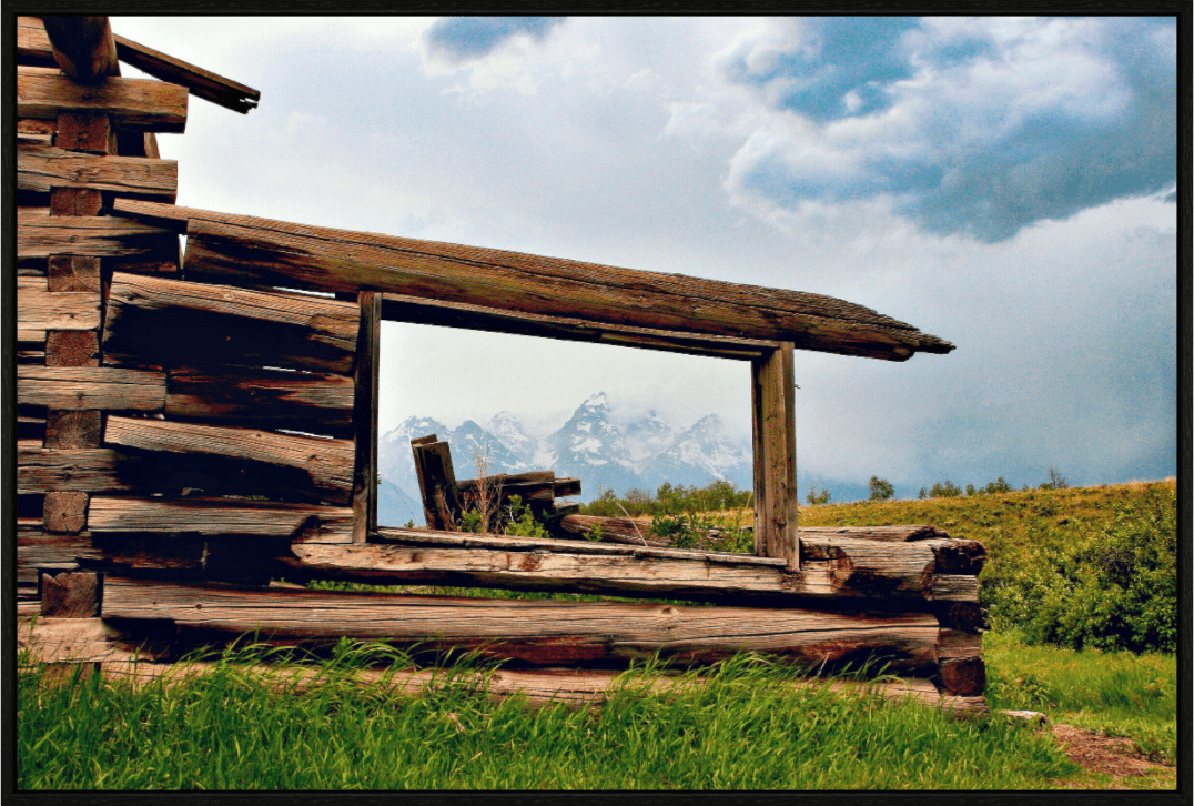 Raven Wind Photography & Illustrations-Cabin with a View Fine Art Nature Print -