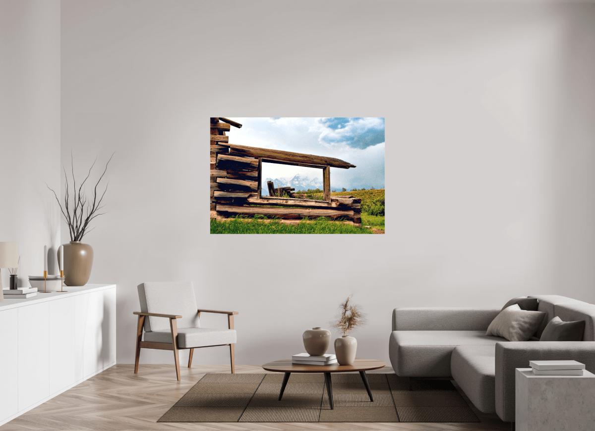 Raven Wind Photography & Illustrations-Cabin with a View Fine Art Nature Print -