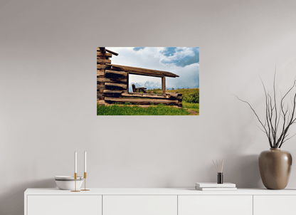 Raven Wind Photography & Illustrations-Cabin with a View Fine Art Nature Print -