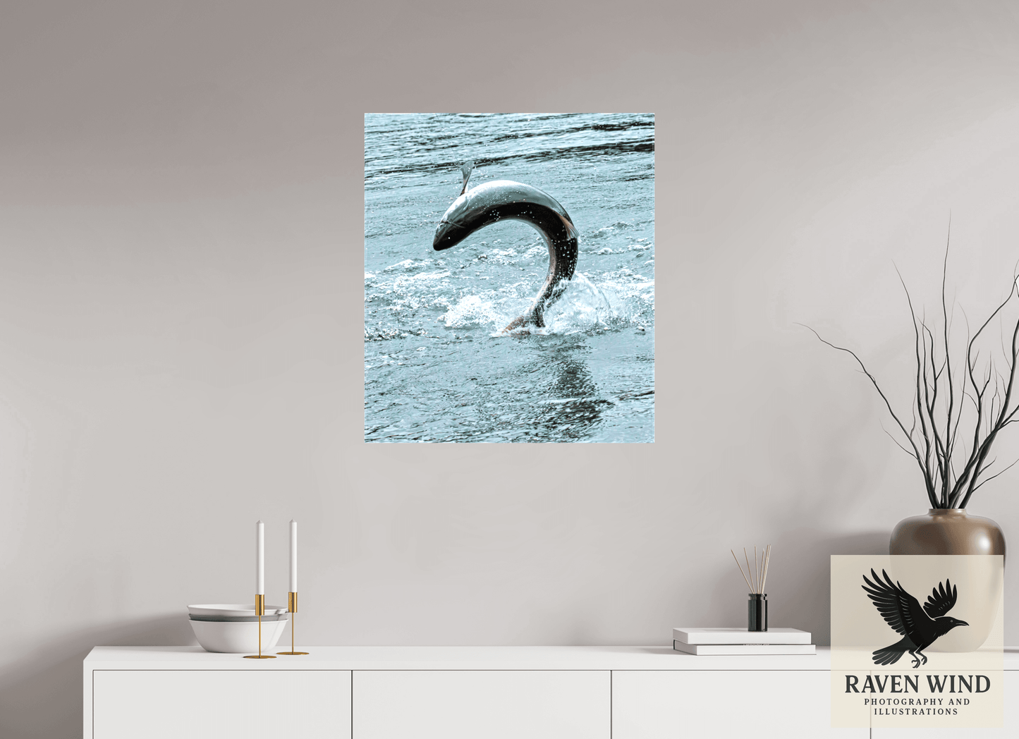 24 x 27.4″, Print on Canvas - ready to hang or set on a shelf Hooked on the Wild Nature Photography Print