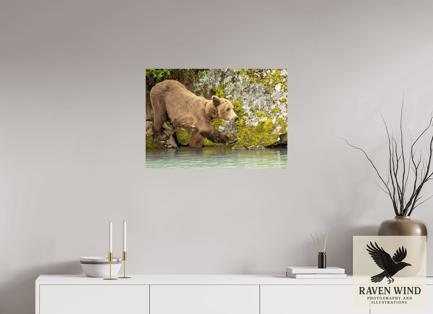 28.4 x 20″, Fine Art Print on Pearl Texture - unframed (email for frame options) Momma on a Mission Nature Photography Print