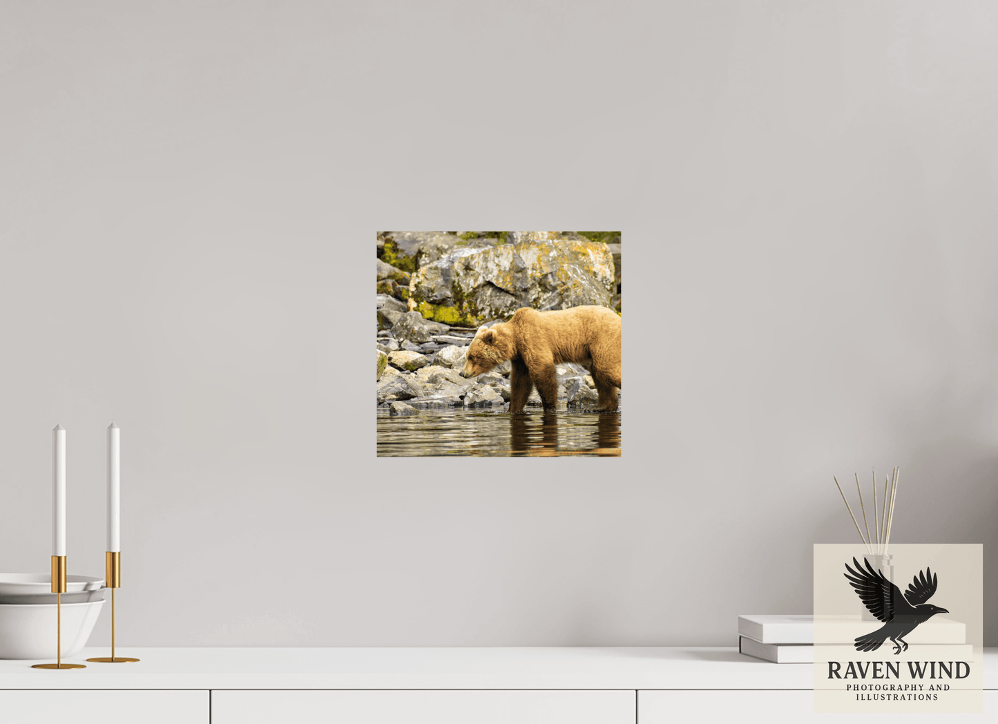 10.8 x 10″, Fine Art Print on Pearl Texture - unframed (email for frame options) Looking for Dinner Nature Photography Print