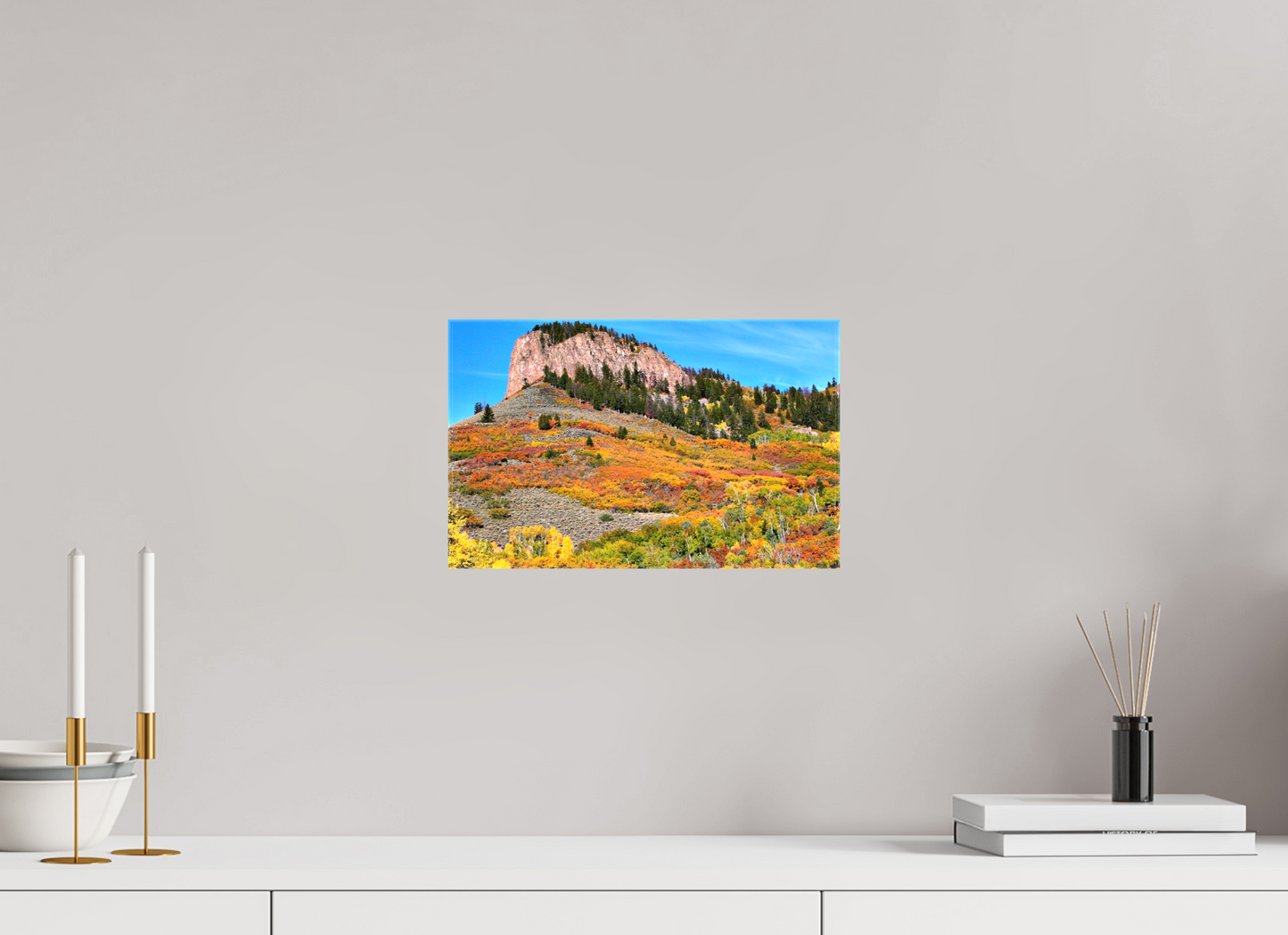 Blue Mesa Point – Autumn’s Boldest Brushstroke Nature Photography Print