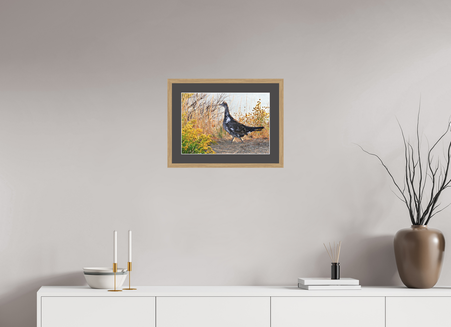 Grounded Grace – Fine Art Print of a Wild Grouse