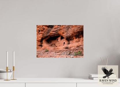 17.3 x 12″, Photo Print Under Acrylic Glass - ready to hang Gila Ruins - A Glimpse into Ancient Ingenuity Nature Photography Print