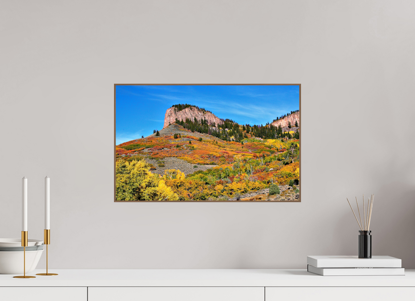 Blue Mesa Point – Autumn’s Boldest Brushstroke Nature Photography Print