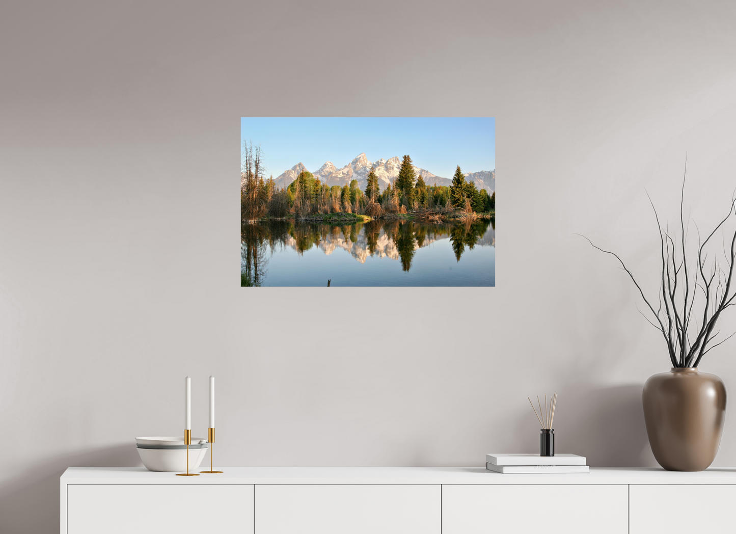 Where the Tetons Wait Nature Photography Print