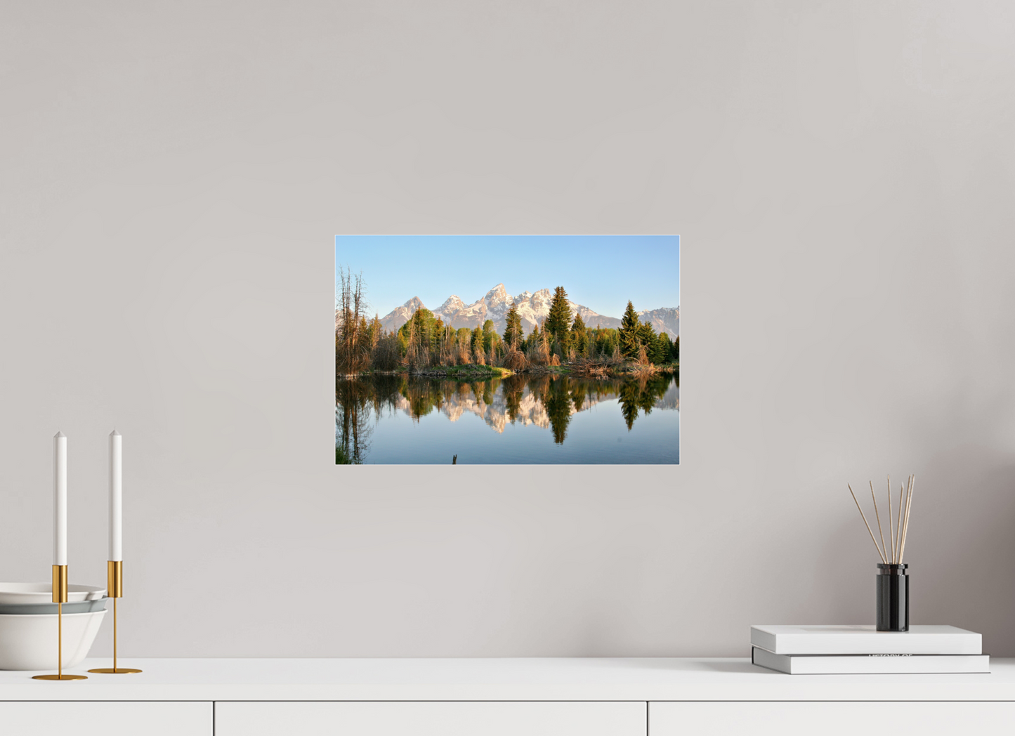 Where the Tetons Wait Nature Photography Print