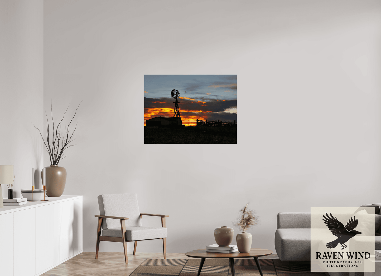 40 x 30″, Fine Art Print on Photo Rag Baryta - unframed (email for frame options) Sunset Sentinel Nature Photography Print