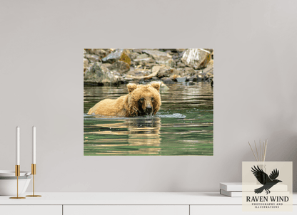 19.3 x 16″, Photo Print Under Acrylic Glass - ready to hang Fishing the Deep End Nature Photography Print