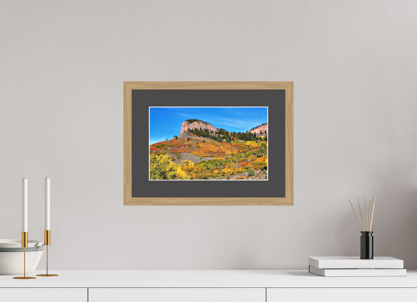 Blue Mesa Point – Autumn’s Boldest Brushstroke Nature Photography Print