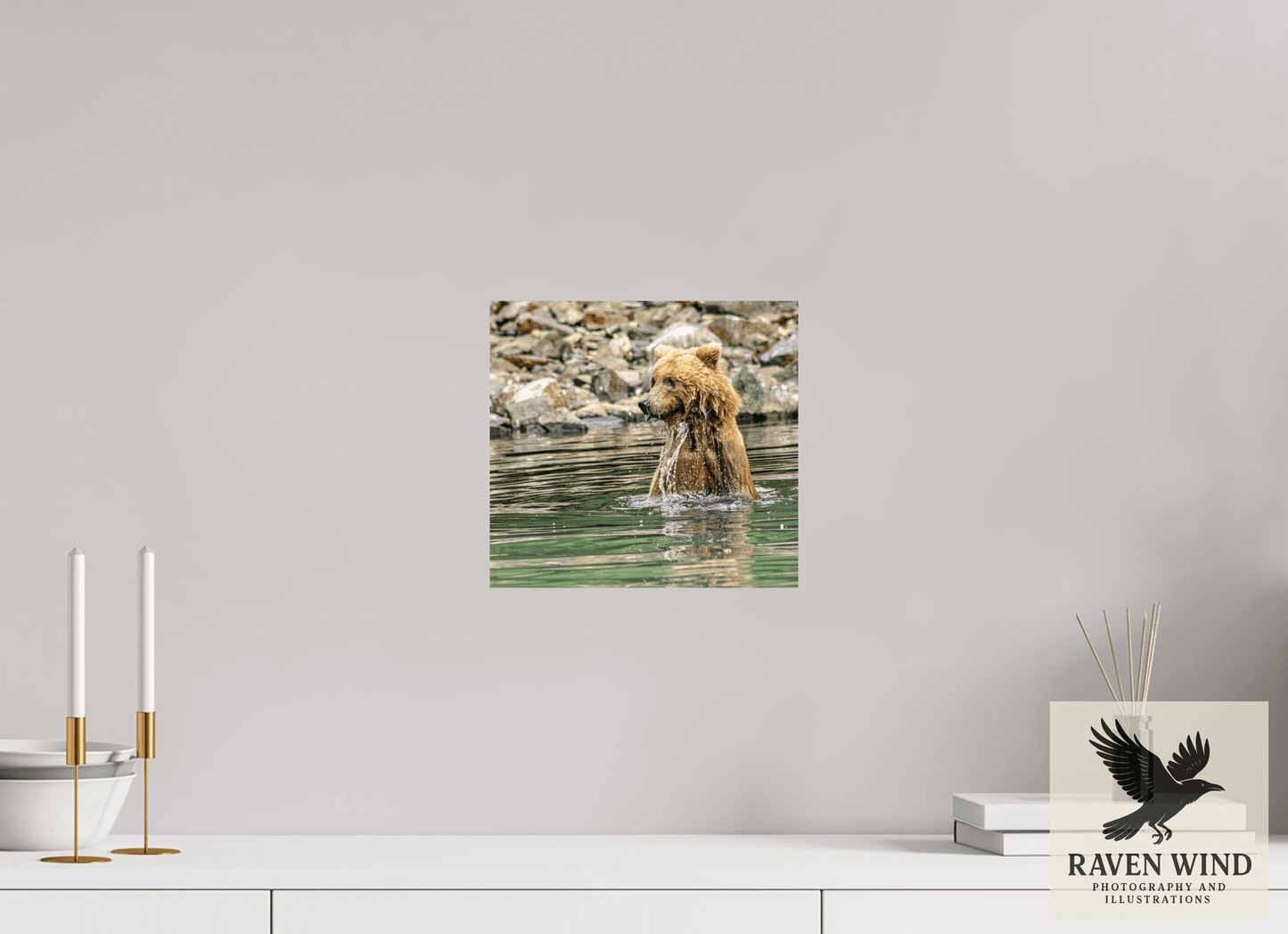 10.7 x 10″, Fine Art Print on Photo Rag Baryta - unframed (email for frame options) Missed the Catch - but not the moment! Nature Photography Print