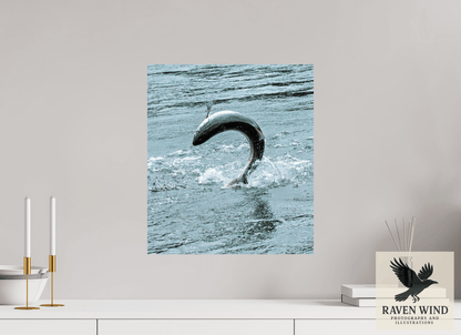 16 x 18.2″, ChromaLuxe HD Metal Print - ready to hang Hooked on the Wild Nature Photography Print