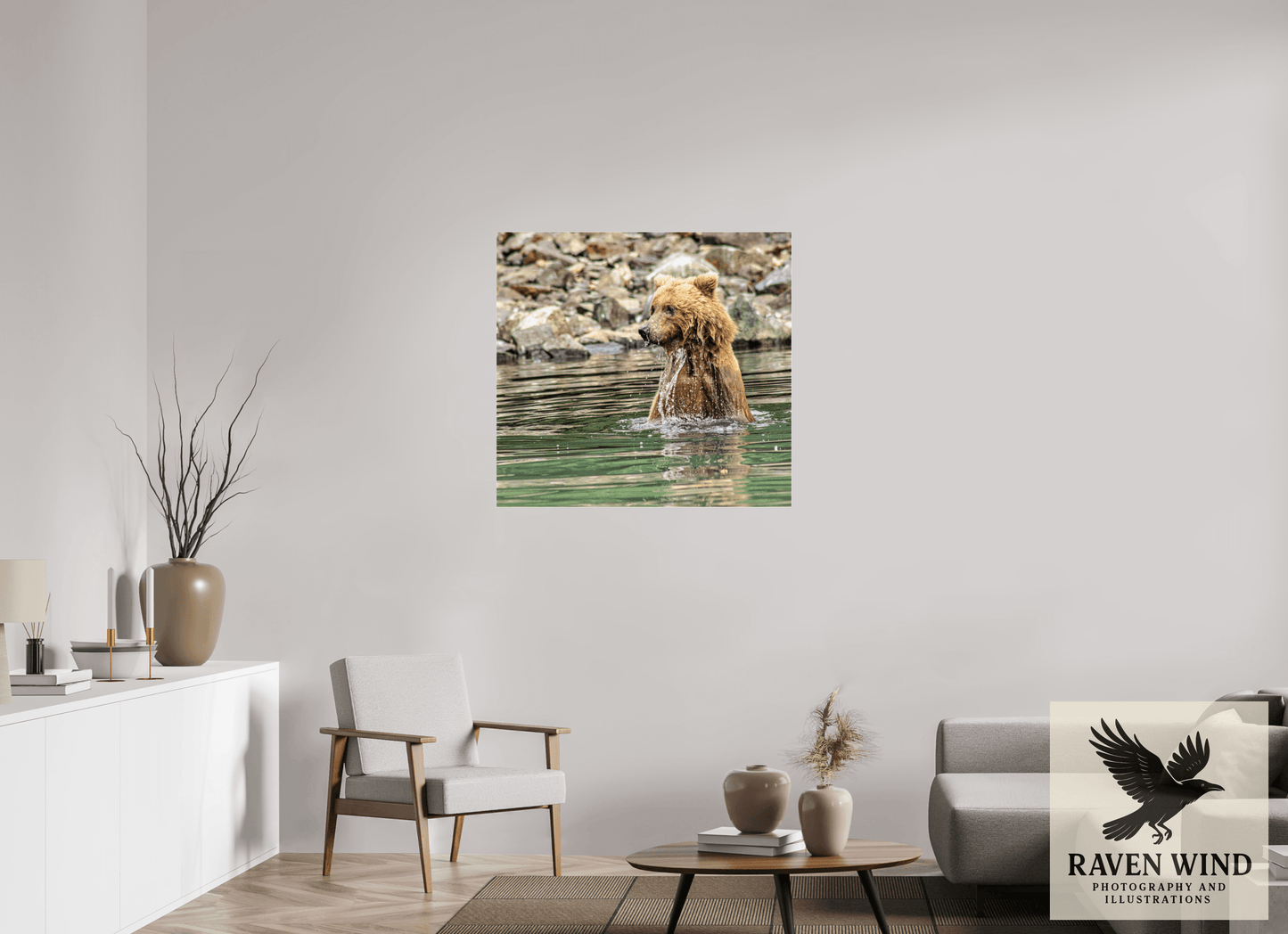 37.6 x 35″, Photo Print Under Acrylic Glass - ready to hang Missed the Catch - but not the moment! Nature Photography Print