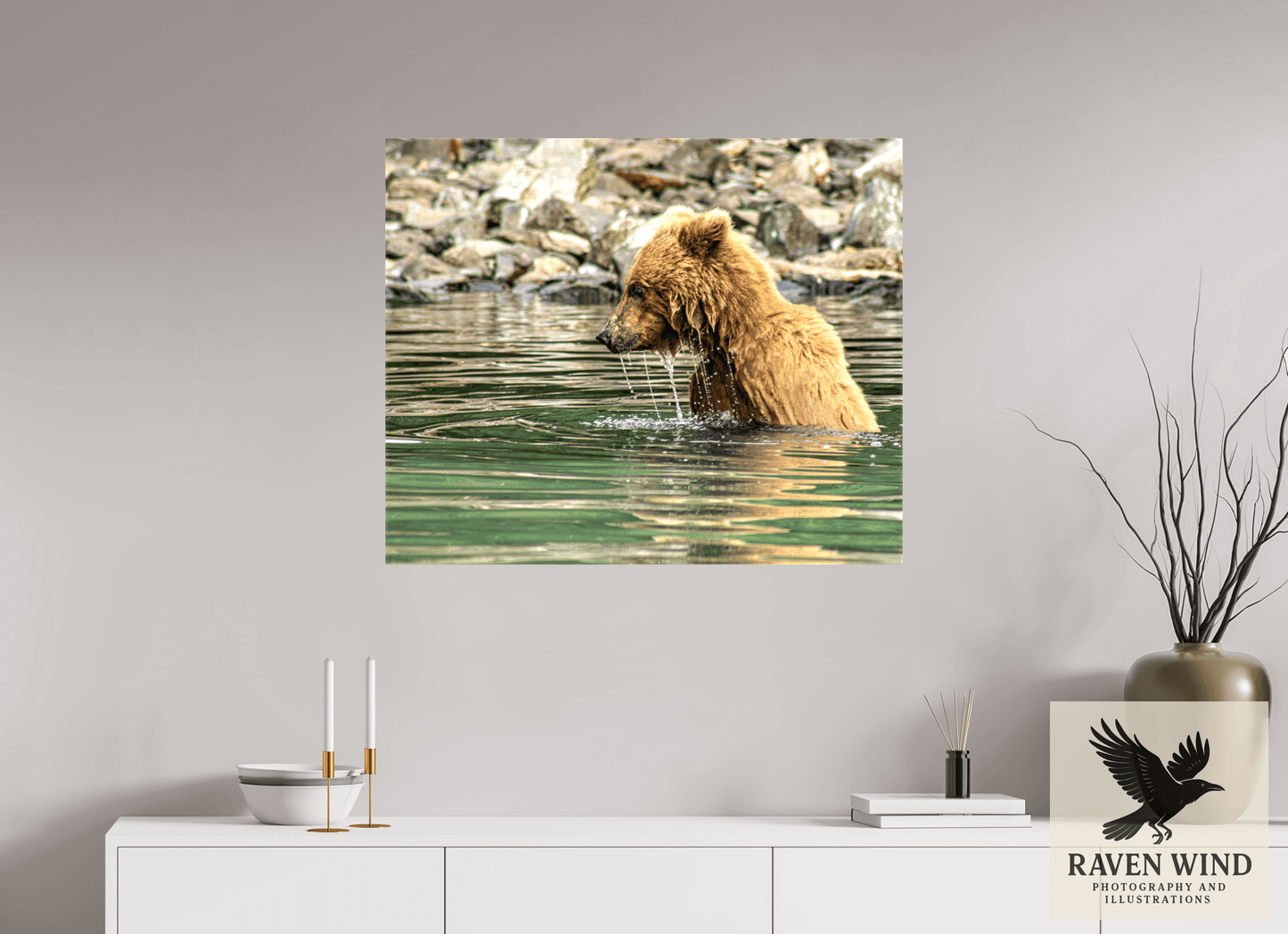 34 x 28″, Print on Canvas - ready to hang or set on a self Eye on the Prize Nature Photography Print