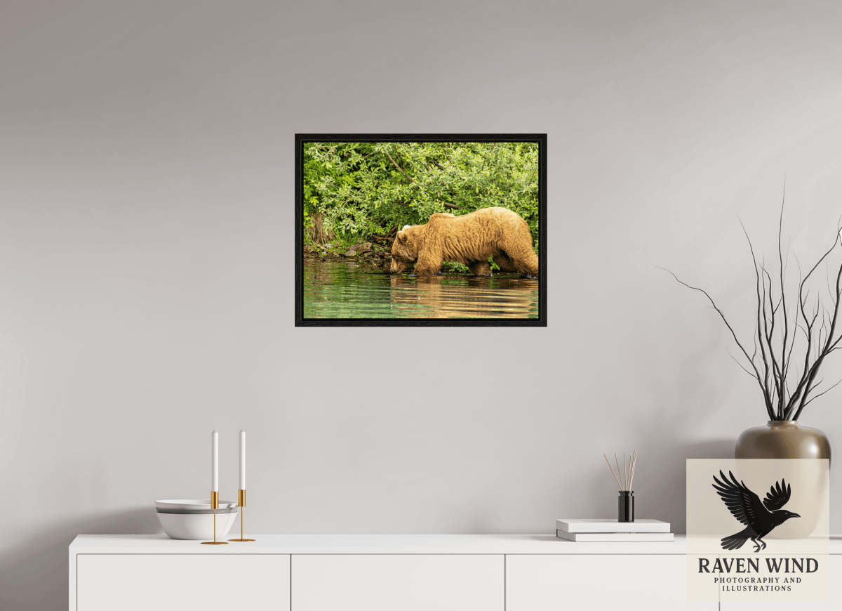 Raven Wind Photography & Illustrations-Fishing Takes Patience Fine Art Wildlife Photography Print -